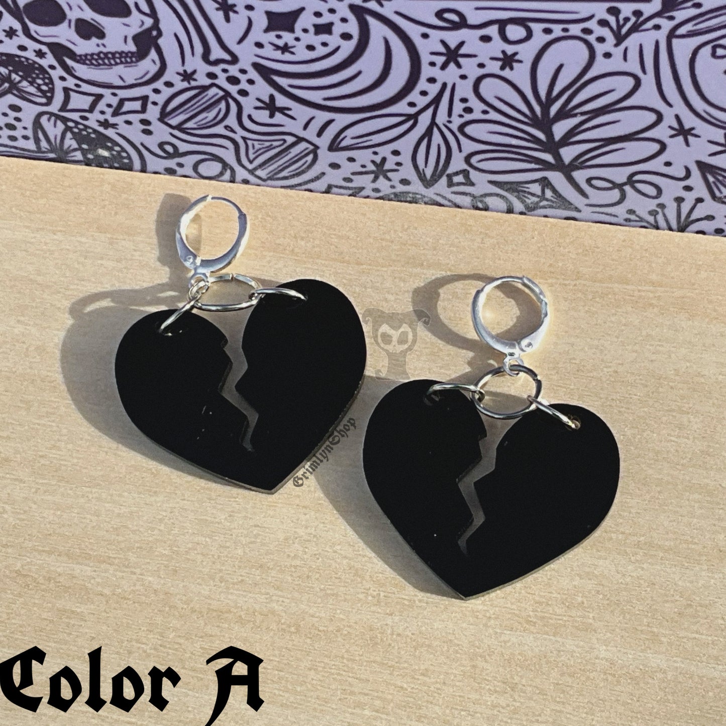Broken Heart Earrings