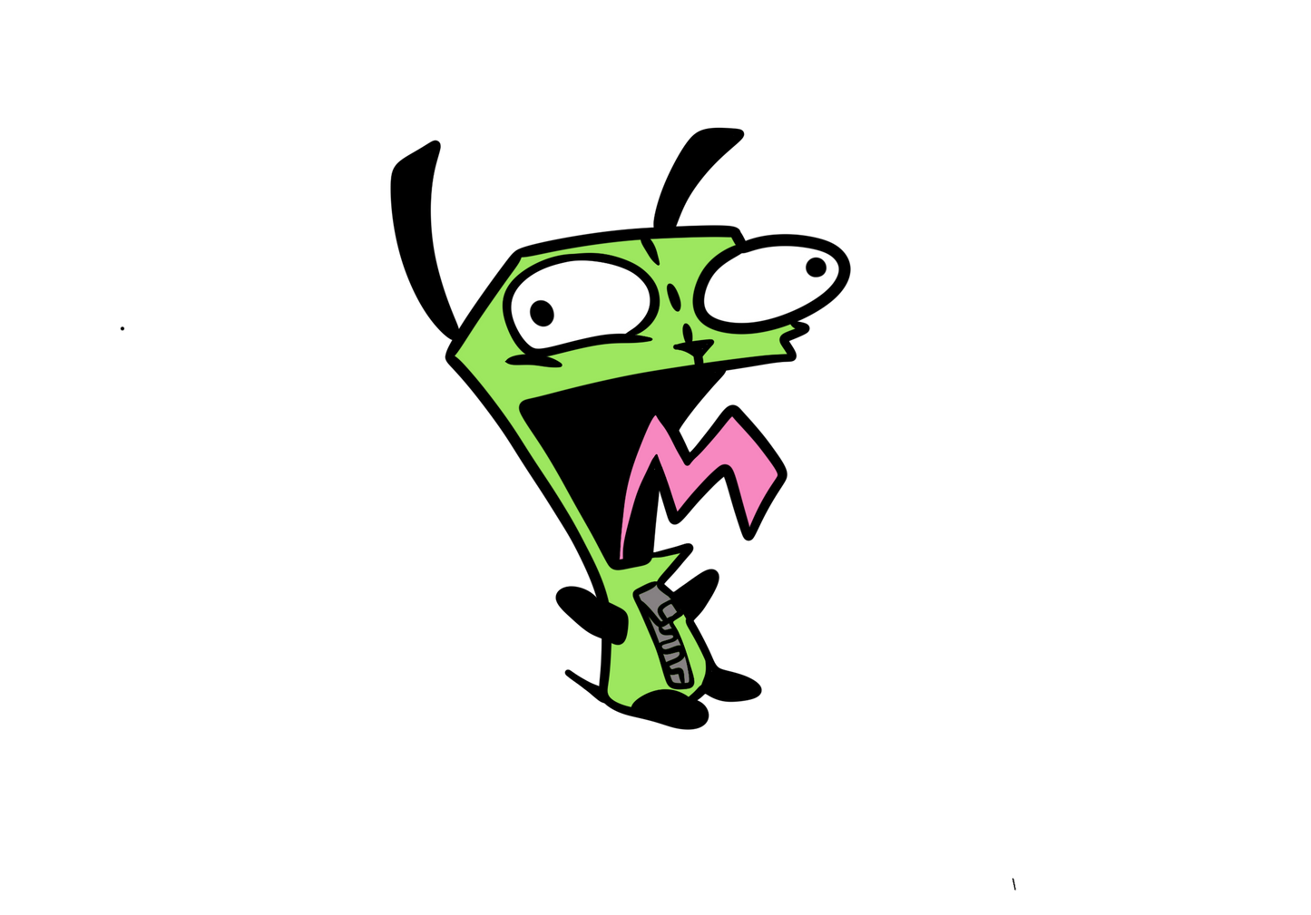 Screaming GIR Earrings