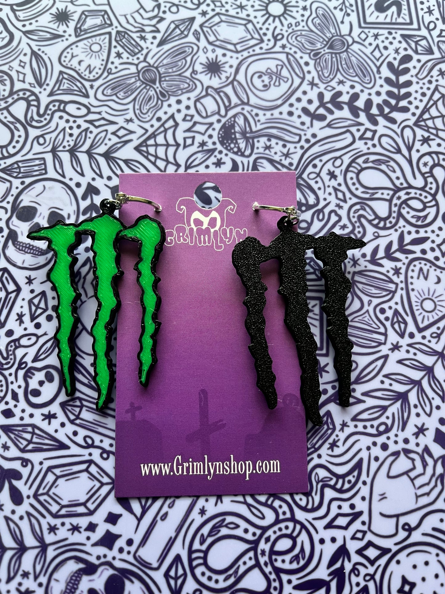 Energy Drink Earrings