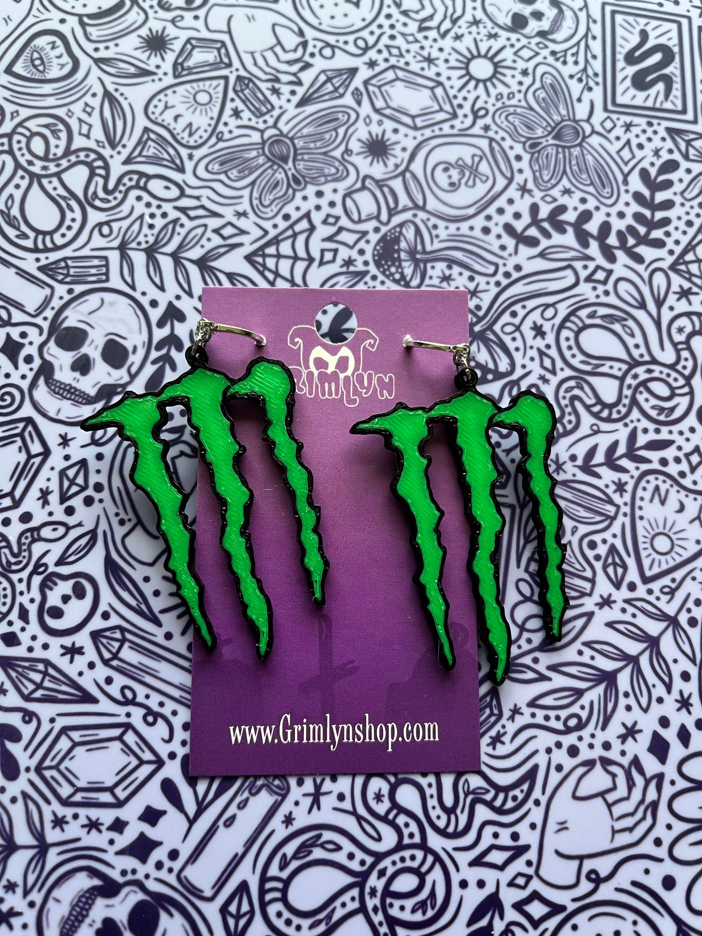 Energy Drink Earrings